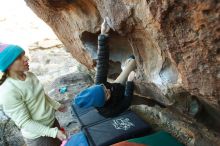 Bouldering in Hueco Tanks on 12/31/2018 with Blue Lizard Climbing and Yoga

Filename: SRM_20181231_1713050.jpg
Aperture: f/4.0
Shutter Speed: 1/200
Body: Canon EOS-1D Mark II
Lens: Canon EF 16-35mm f/2.8 L