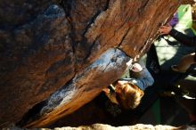 Bouldering in Hueco Tanks on 12/31/2018 with Blue Lizard Climbing and Yoga

Filename: SRM_20181231_1749540.jpg
Aperture: f/4.5
Shutter Speed: 1/160
Body: Canon EOS-1D Mark II
Lens: Canon EF 16-35mm f/2.8 L