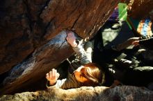 Bouldering in Hueco Tanks on 12/31/2018 with Blue Lizard Climbing and Yoga

Filename: SRM_20181231_1749570.jpg
Aperture: f/5.6
Shutter Speed: 1/160
Body: Canon EOS-1D Mark II
Lens: Canon EF 16-35mm f/2.8 L