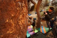 Bouldering in Hueco Tanks on 12/31/2018 with Blue Lizard Climbing and Yoga

Filename: SRM_20181231_1756000.jpg
Aperture: f/2.8
Shutter Speed: 1/160
Body: Canon EOS-1D Mark II
Lens: Canon EF 16-35mm f/2.8 L
