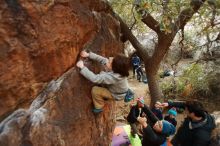 Bouldering in Hueco Tanks on 12/31/2018 with Blue Lizard Climbing and Yoga

Filename: SRM_20181231_1758260.jpg
Aperture: f/2.8
Shutter Speed: 1/125
Body: Canon EOS-1D Mark II
Lens: Canon EF 16-35mm f/2.8 L