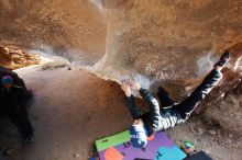 Bouldering in Hueco Tanks on 01/02/2019 with Blue Lizard Climbing and Yoga

Filename: SRM_20190102_1053060.jpg
Aperture: f/5.0
Shutter Speed: 1/320
Body: Canon EOS-1D Mark II
Lens: Canon EF 16-35mm f/2.8 L