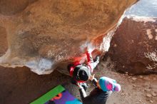 Bouldering in Hueco Tanks on 01/02/2019 with Blue Lizard Climbing and Yoga

Filename: SRM_20190102_1054530.jpg
Aperture: f/5.0
Shutter Speed: 1/400
Body: Canon EOS-1D Mark II
Lens: Canon EF 16-35mm f/2.8 L