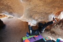 Bouldering in Hueco Tanks on 01/02/2019 with Blue Lizard Climbing and Yoga

Filename: SRM_20190102_1055510.jpg
Aperture: f/5.0
Shutter Speed: 1/250
Body: Canon EOS-1D Mark II
Lens: Canon EF 16-35mm f/2.8 L