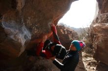 Bouldering in Hueco Tanks on 01/02/2019 with Blue Lizard Climbing and Yoga

Filename: SRM_20190102_1056300.jpg
Aperture: f/5.0
Shutter Speed: 1/1250
Body: Canon EOS-1D Mark II
Lens: Canon EF 16-35mm f/2.8 L