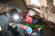 Bouldering in Hueco Tanks on 01/02/2019 with Blue Lizard Climbing and Yoga

Filename: SRM_20190102_1110230.jpg
Aperture: f/5.6
Shutter Speed: 1/250
Body: Canon EOS-1D Mark II
Lens: Canon EF 16-35mm f/2.8 L