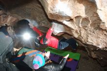 Bouldering in Hueco Tanks on 01/02/2019 with Blue Lizard Climbing and Yoga

Filename: SRM_20190102_1110270.jpg
Aperture: f/5.6
Shutter Speed: 1/250
Body: Canon EOS-1D Mark II
Lens: Canon EF 16-35mm f/2.8 L