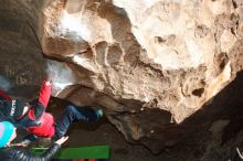 Bouldering in Hueco Tanks on 01/02/2019 with Blue Lizard Climbing and Yoga

Filename: SRM_20190102_1110310.jpg
Aperture: f/5.6
Shutter Speed: 1/250
Body: Canon EOS-1D Mark II
Lens: Canon EF 16-35mm f/2.8 L