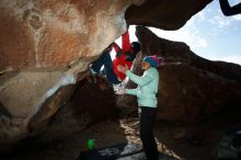Bouldering in Hueco Tanks on 01/02/2019 with Blue Lizard Climbing and Yoga

Filename: SRM_20190102_1117390.jpg
Aperture: f/8.0
Shutter Speed: 1/250
Body: Canon EOS-1D Mark II
Lens: Canon EF 16-35mm f/2.8 L