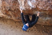 Bouldering in Hueco Tanks on 01/02/2019 with Blue Lizard Climbing and Yoga

Filename: SRM_20190102_1156350.jpg
Aperture: f/3.2
Shutter Speed: 1/250
Body: Canon EOS-1D Mark II
Lens: Canon EF 50mm f/1.8 II