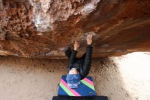 Bouldering in Hueco Tanks on 01/02/2019 with Blue Lizard Climbing and Yoga

Filename: SRM_20190102_1218070.jpg
Aperture: f/5.0
Shutter Speed: 1/200
Body: Canon EOS-1D Mark II
Lens: Canon EF 16-35mm f/2.8 L