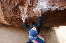 Bouldering in Hueco Tanks on 01/02/2019 with Blue Lizard Climbing and Yoga

Filename: SRM_20190102_1218150.jpg
Aperture: f/5.6
Shutter Speed: 1/200
Body: Canon EOS-1D Mark II
Lens: Canon EF 16-35mm f/2.8 L