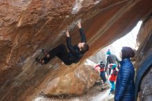 Bouldering in Hueco Tanks on 01/02/2019 with Blue Lizard Climbing and Yoga

Filename: SRM_20190102_1229280.jpg
Aperture: f/4.0
Shutter Speed: 1/320
Body: Canon EOS-1D Mark II
Lens: Canon EF 50mm f/1.8 II