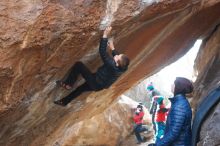 Bouldering in Hueco Tanks on 01/02/2019 with Blue Lizard Climbing and Yoga

Filename: SRM_20190102_1229290.jpg
Aperture: f/4.0
Shutter Speed: 1/320
Body: Canon EOS-1D Mark II
Lens: Canon EF 50mm f/1.8 II