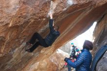 Bouldering in Hueco Tanks on 01/02/2019 with Blue Lizard Climbing and Yoga

Filename: SRM_20190102_1229300.jpg
Aperture: f/4.0
Shutter Speed: 1/320
Body: Canon EOS-1D Mark II
Lens: Canon EF 50mm f/1.8 II