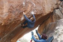 Bouldering in Hueco Tanks on 01/02/2019 with Blue Lizard Climbing and Yoga

Filename: SRM_20190102_1234530.jpg
Aperture: f/3.2
Shutter Speed: 1/320
Body: Canon EOS-1D Mark II
Lens: Canon EF 50mm f/1.8 II