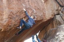 Bouldering in Hueco Tanks on 01/02/2019 with Blue Lizard Climbing and Yoga

Filename: SRM_20190102_1235000.jpg
Aperture: f/3.2
Shutter Speed: 1/320
Body: Canon EOS-1D Mark II
Lens: Canon EF 50mm f/1.8 II