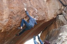 Bouldering in Hueco Tanks on 01/02/2019 with Blue Lizard Climbing and Yoga

Filename: SRM_20190102_1235010.jpg
Aperture: f/3.2
Shutter Speed: 1/320
Body: Canon EOS-1D Mark II
Lens: Canon EF 50mm f/1.8 II