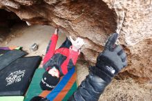 Bouldering in Hueco Tanks on 01/02/2019 with Blue Lizard Climbing and Yoga

Filename: SRM_20190102_1330180.jpg
Aperture: f/4.5
Shutter Speed: 1/250
Body: Canon EOS-1D Mark II
Lens: Canon EF 16-35mm f/2.8 L