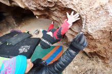 Bouldering in Hueco Tanks on 01/02/2019 with Blue Lizard Climbing and Yoga

Filename: SRM_20190102_1330230.jpg
Aperture: f/5.0
Shutter Speed: 1/250
Body: Canon EOS-1D Mark II
Lens: Canon EF 16-35mm f/2.8 L