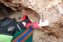 Bouldering in Hueco Tanks on 01/02/2019 with Blue Lizard Climbing and Yoga

Filename: SRM_20190102_1333300.jpg
Aperture: f/4.5
Shutter Speed: 1/250
Body: Canon EOS-1D Mark II
Lens: Canon EF 16-35mm f/2.8 L