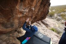 Bouldering in Hueco Tanks on 01/02/2019 with Blue Lizard Climbing and Yoga

Filename: SRM_20190102_1431230.jpg
Aperture: f/6.3
Shutter Speed: 1/320
Body: Canon EOS-1D Mark II
Lens: Canon EF 16-35mm f/2.8 L