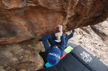 Bouldering in Hueco Tanks on 01/02/2019 with Blue Lizard Climbing and Yoga

Filename: SRM_20190102_1433290.jpg
Aperture: f/5.6
Shutter Speed: 1/320
Body: Canon EOS-1D Mark II
Lens: Canon EF 16-35mm f/2.8 L