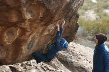 Bouldering in Hueco Tanks on 01/02/2019 with Blue Lizard Climbing and Yoga

Filename: SRM_20190102_1438570.jpg
Aperture: f/6.3
Shutter Speed: 1/320
Body: Canon EOS-1D Mark II
Lens: Canon EF 50mm f/1.8 II