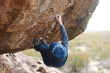 Bouldering in Hueco Tanks on 01/02/2019 with Blue Lizard Climbing and Yoga

Filename: SRM_20190102_1451150.jpg
Aperture: f/3.2
Shutter Speed: 1/400
Body: Canon EOS-1D Mark II
Lens: Canon EF 50mm f/1.8 II