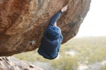 Bouldering in Hueco Tanks on 01/02/2019 with Blue Lizard Climbing and Yoga

Filename: SRM_20190102_1451220.jpg
Aperture: f/3.2
Shutter Speed: 1/400
Body: Canon EOS-1D Mark II
Lens: Canon EF 50mm f/1.8 II