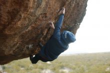 Bouldering in Hueco Tanks on 01/02/2019 with Blue Lizard Climbing and Yoga

Filename: SRM_20190102_1453150.jpg
Aperture: f/4.0
Shutter Speed: 1/400
Body: Canon EOS-1D Mark II
Lens: Canon EF 50mm f/1.8 II