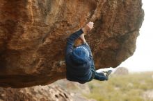 Bouldering in Hueco Tanks on 01/02/2019 with Blue Lizard Climbing and Yoga

Filename: SRM_20190102_1456420.jpg
Aperture: f/2.8
Shutter Speed: 1/400
Body: Canon EOS-1D Mark II
Lens: Canon EF 50mm f/1.8 II