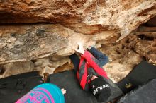 Bouldering in Hueco Tanks on 01/02/2019 with Blue Lizard Climbing and Yoga

Filename: SRM_20190102_1539260.jpg
Aperture: f/5.6
Shutter Speed: 1/320
Body: Canon EOS-1D Mark II
Lens: Canon EF 16-35mm f/2.8 L