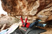 Bouldering in Hueco Tanks on 01/02/2019 with Blue Lizard Climbing and Yoga

Filename: SRM_20190102_1546450.jpg
Aperture: f/5.6
Shutter Speed: 1/320
Body: Canon EOS-1D Mark II
Lens: Canon EF 16-35mm f/2.8 L