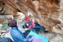 Bouldering in Hueco Tanks on 01/02/2019 with Blue Lizard Climbing and Yoga

Filename: SRM_20190102_1616290.jpg
Aperture: f/3.5
Shutter Speed: 1/250
Body: Canon EOS-1D Mark II
Lens: Canon EF 16-35mm f/2.8 L