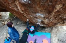 Bouldering in Hueco Tanks on 01/02/2019 with Blue Lizard Climbing and Yoga

Filename: SRM_20190102_1620140.jpg
Aperture: f/4.5
Shutter Speed: 1/250
Body: Canon EOS-1D Mark II
Lens: Canon EF 16-35mm f/2.8 L