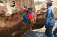 Bouldering in Hueco Tanks on 01/02/2019 with Blue Lizard Climbing and Yoga

Filename: SRM_20190102_1654280.jpg
Aperture: f/3.2
Shutter Speed: 1/320
Body: Canon EOS-1D Mark II
Lens: Canon EF 50mm f/1.8 II