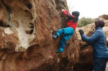 Bouldering in Hueco Tanks on 01/02/2019 with Blue Lizard Climbing and Yoga

Filename: SRM_20190102_1654460.jpg
Aperture: f/4.0
Shutter Speed: 1/320
Body: Canon EOS-1D Mark II
Lens: Canon EF 50mm f/1.8 II