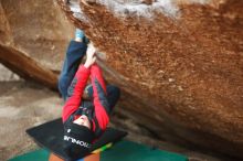 Bouldering in Hueco Tanks on 01/02/2019 with Blue Lizard Climbing and Yoga

Filename: SRM_20190102_1703280.jpg
Aperture: f/1.8
Shutter Speed: 1/250
Body: Canon EOS-1D Mark II
Lens: Canon EF 50mm f/1.8 II