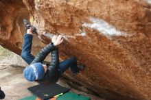 Bouldering in Hueco Tanks on 01/02/2019 with Blue Lizard Climbing and Yoga

Filename: SRM_20190102_1704050.jpg
Aperture: f/2.8
Shutter Speed: 1/200
Body: Canon EOS-1D Mark II
Lens: Canon EF 50mm f/1.8 II