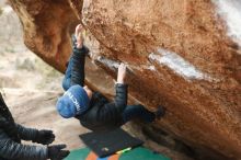 Bouldering in Hueco Tanks on 01/02/2019 with Blue Lizard Climbing and Yoga

Filename: SRM_20190102_1704100.jpg
Aperture: f/3.2
Shutter Speed: 1/200
Body: Canon EOS-1D Mark II
Lens: Canon EF 50mm f/1.8 II