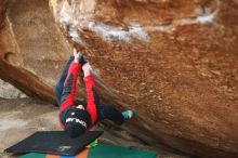 Bouldering in Hueco Tanks on 01/02/2019 with Blue Lizard Climbing and Yoga

Filename: SRM_20190102_1710390.jpg
Aperture: f/2.2
Shutter Speed: 1/250
Body: Canon EOS-1D Mark II
Lens: Canon EF 50mm f/1.8 II