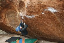 Bouldering in Hueco Tanks on 01/02/2019 with Blue Lizard Climbing and Yoga

Filename: SRM_20190102_1711500.jpg
Aperture: f/2.5
Shutter Speed: 1/250
Body: Canon EOS-1D Mark II
Lens: Canon EF 50mm f/1.8 II