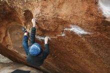 Bouldering in Hueco Tanks on 01/02/2019 with Blue Lizard Climbing and Yoga

Filename: SRM_20190102_1712050.jpg
Aperture: f/2.8
Shutter Speed: 1/250
Body: Canon EOS-1D Mark II
Lens: Canon EF 50mm f/1.8 II