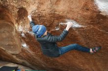 Bouldering in Hueco Tanks on 01/02/2019 with Blue Lizard Climbing and Yoga

Filename: SRM_20190102_1712220.jpg
Aperture: f/2.8
Shutter Speed: 1/250
Body: Canon EOS-1D Mark II
Lens: Canon EF 50mm f/1.8 II