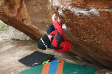 Bouldering in Hueco Tanks on 01/02/2019 with Blue Lizard Climbing and Yoga

Filename: SRM_20190102_1712440.jpg
Aperture: f/2.8
Shutter Speed: 1/250
Body: Canon EOS-1D Mark II
Lens: Canon EF 50mm f/1.8 II