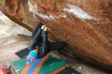 Bouldering in Hueco Tanks on 01/02/2019 with Blue Lizard Climbing and Yoga

Filename: SRM_20190102_1714040.jpg
Aperture: f/2.8
Shutter Speed: 1/250
Body: Canon EOS-1D Mark II
Lens: Canon EF 50mm f/1.8 II