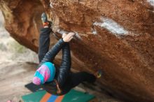 Bouldering in Hueco Tanks on 01/02/2019 with Blue Lizard Climbing and Yoga

Filename: SRM_20190102_1714320.jpg
Aperture: f/3.2
Shutter Speed: 1/250
Body: Canon EOS-1D Mark II
Lens: Canon EF 50mm f/1.8 II