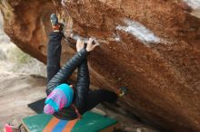 Bouldering in Hueco Tanks on 01/02/2019 with Blue Lizard Climbing and Yoga

Filename: SRM_20190102_1714340.jpg
Aperture: f/2.8
Shutter Speed: 1/250
Body: Canon EOS-1D Mark II
Lens: Canon EF 50mm f/1.8 II