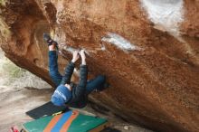 Bouldering in Hueco Tanks on 01/02/2019 with Blue Lizard Climbing and Yoga

Filename: SRM_20190102_1715150.jpg
Aperture: f/3.2
Shutter Speed: 1/250
Body: Canon EOS-1D Mark II
Lens: Canon EF 50mm f/1.8 II